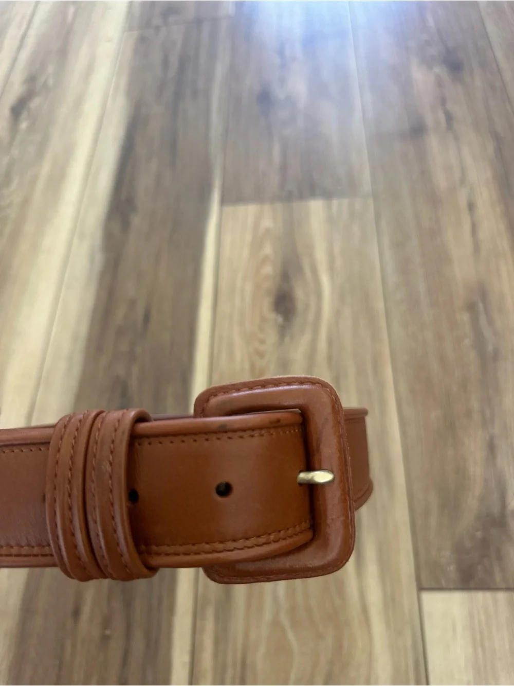 Coach womens Brown Leather Belt size small - Picture 3 of 6